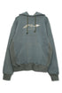 WASHED EMBROIDERY LOGO HOODIE -DARK GREEN- *Last1
